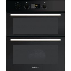 Hotpoint Luce Built-Under Electric Double Oven - Black