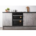 Hotpoint Luce Built-Under Electric Double Oven - Black