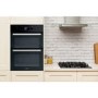 GRADE A3 - Hotpoint DU2540BL Luce Electric Built-under Double Oven Black