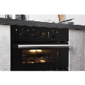 Hotpoint Luce Built-Under Electric Double Oven - Black