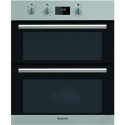 A2/DU2540IX Refurbished Hotpoint Luce DU2540IX 60cm Double Built Under Electric Oven Stainless Steel