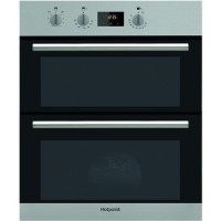 Refurbished Hotpoint DU2540IX 60cm Double Built Under Electric Oven Stainless Steel Refurbished Hotpoint DU2540IX 60cm Double Built Under Electric Oven Stainless Steel