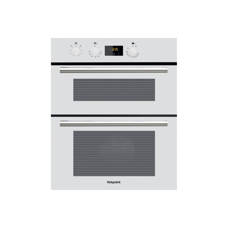 GRADE A2 - Hotpoint DU2540WH Luce Electric Built-under Double Oven White