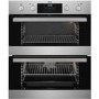 Refurbished AEG DUB331110M 60cm Double Built Under Electric Oven with Catalytic Liners Stainless Steel