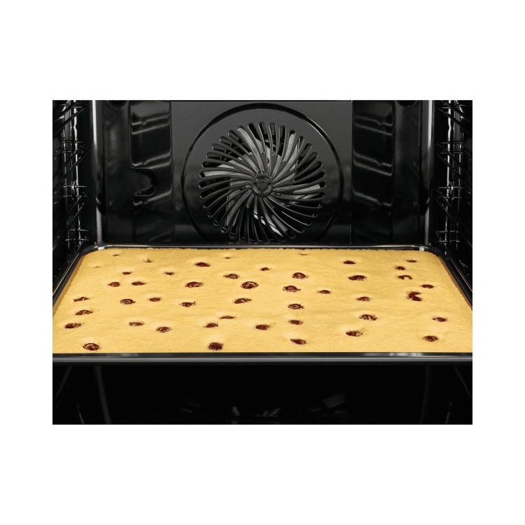 AEG 6000 Series DUB331110M Built-Under Electric Double Oven - Stainless Steel