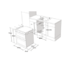 Hotpoint DUH10DB Built Under Electric Double Oven - Black  