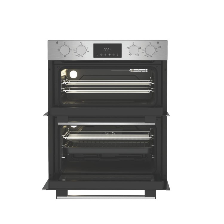 Hotpoint Built-In Electric Double Oven - Stainless Steel