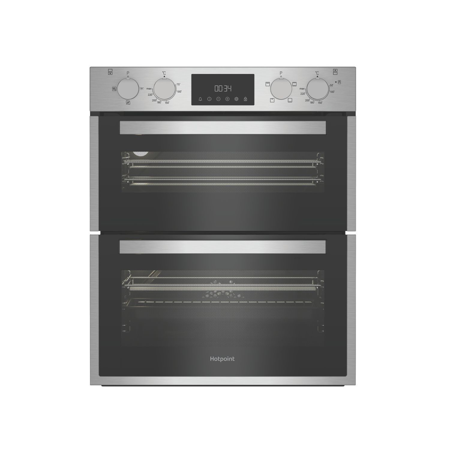 Hotpoint DUH10DIX Built Under Electric Double Oven in Stainless Steel