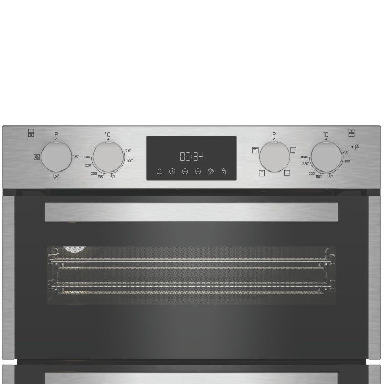 Hotpoint Built-In Electric Double Oven - Stainless Steel