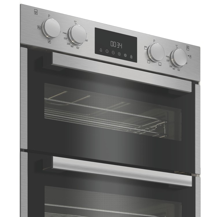 Hotpoint Built-In Electric Double Oven - Stainless Steel