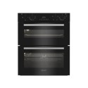 A1/DUI10DB Refurbished Indesit Electric Built In Double Oven - Black