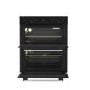 Indesit Electric Built In Double Oven - Black