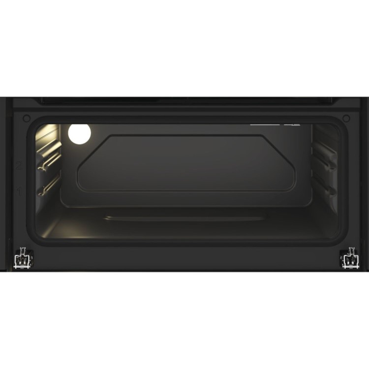 Indesit Electric Built In Double Oven - Black