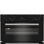 Indesit Electric Built In Double Oven - Black