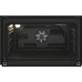Indesit Electric Built In Double Oven - Black
