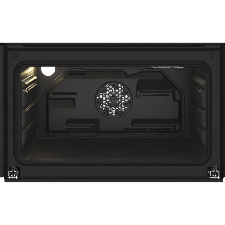 Indesit Electric Built In Double Oven - Black