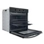 Indesit Electric Built In Double Oven - Stainless Steel