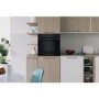 Indesit Electric Built In Double Oven - Stainless Steel