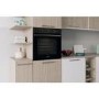 Indesit Electric Built In Double Oven - Stainless Steel