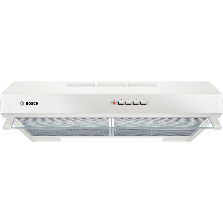Bosch DUL63CC20B Serie 4 60cm Built Under Conventional Cooker Hood White