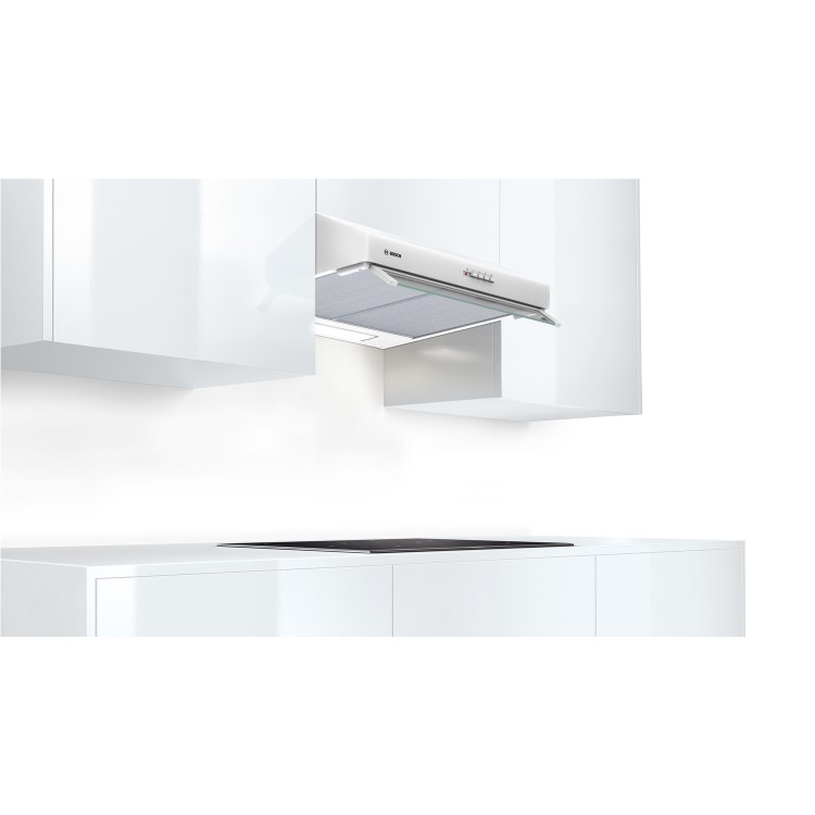 Bosch DUL63CC20B Serie 4 60cm Built Under Conventional Cooker Hood White