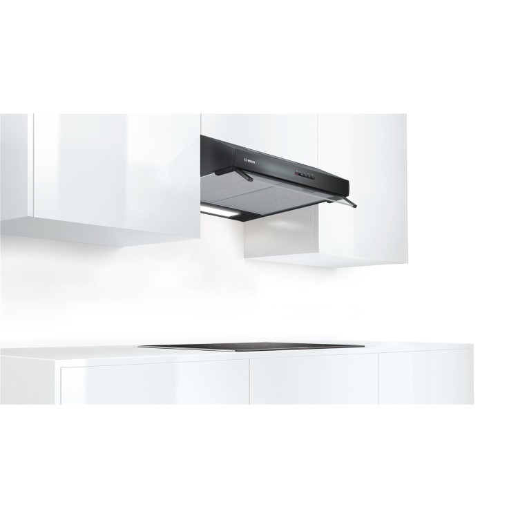 GRADE A1 - Bosch DUL63CC60B Serie 4 60cm Wide Built Under Conventional Hood - Black