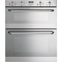 Smeg DUSC54X Cucina Multifunction Electric Built Under Double Oven - Stainless Steel