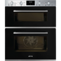 DUSF400B Smeg DUSF400B Cucina Built Under Double Oven - Stainless Steel 