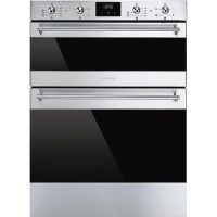 Smeg DUSF6300X Classic Built-Under Electric Double Oven - Stainless Steel  Smeg DUSF6300X Classic Built-Under Electric Double Oven - Stainless Steel