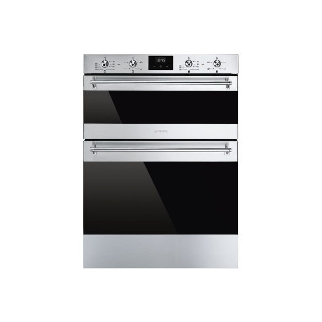 Smeg Classic Electric Built Under Double Oven Stainless Steel