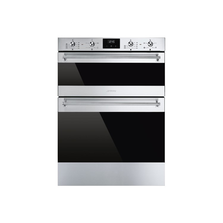 Smeg DUSF6300X Classic Built-Under Electric Double Oven - Stainless Steel