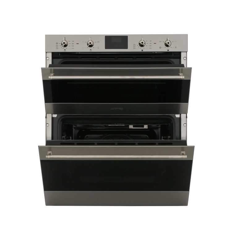 Smeg DUSF6300X Classic Built-Under Electric Double Oven - Stainless Steel