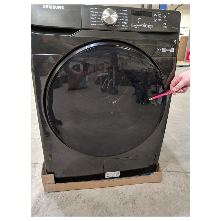Refurbished Samsung DV16T8520BV Freestanding Heat Pump 16KG Tumble Dryer Black 