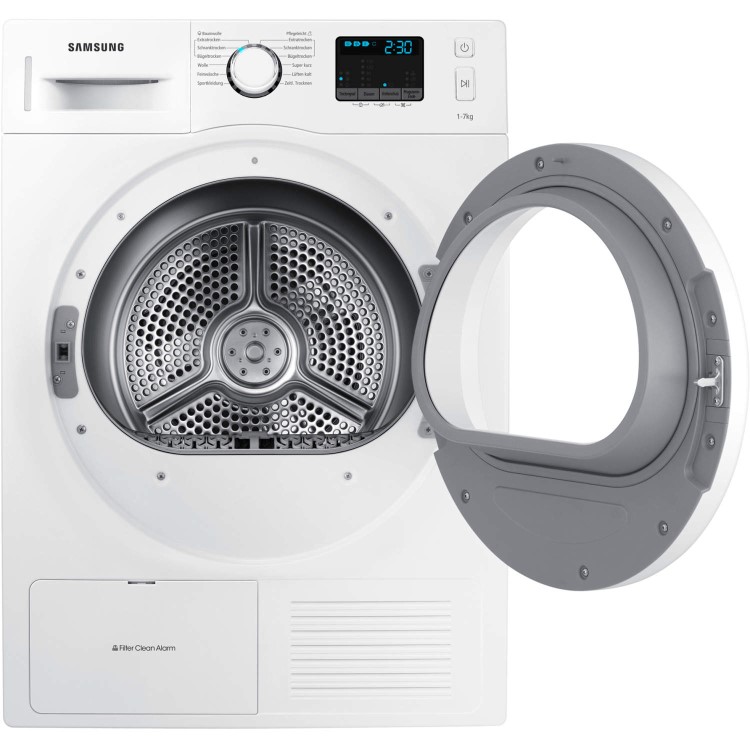 Samsung DV70F5E0HGW 7kg Freestanding Heat Pump Condenser Tumble Dryer White