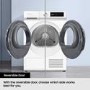 Samsung Series 5 OptimalDry 8kg Heat Pump Tumble Dryer - White