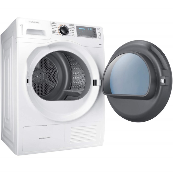Samsung DV80H8100HW 8kg Freestanding Heat Pump Condenser Tumble Dryer