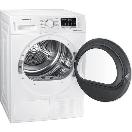GRADE A1 - Samsung DV80M50101W 8kg Heat Pump Freestanding Tumble Dryer - White