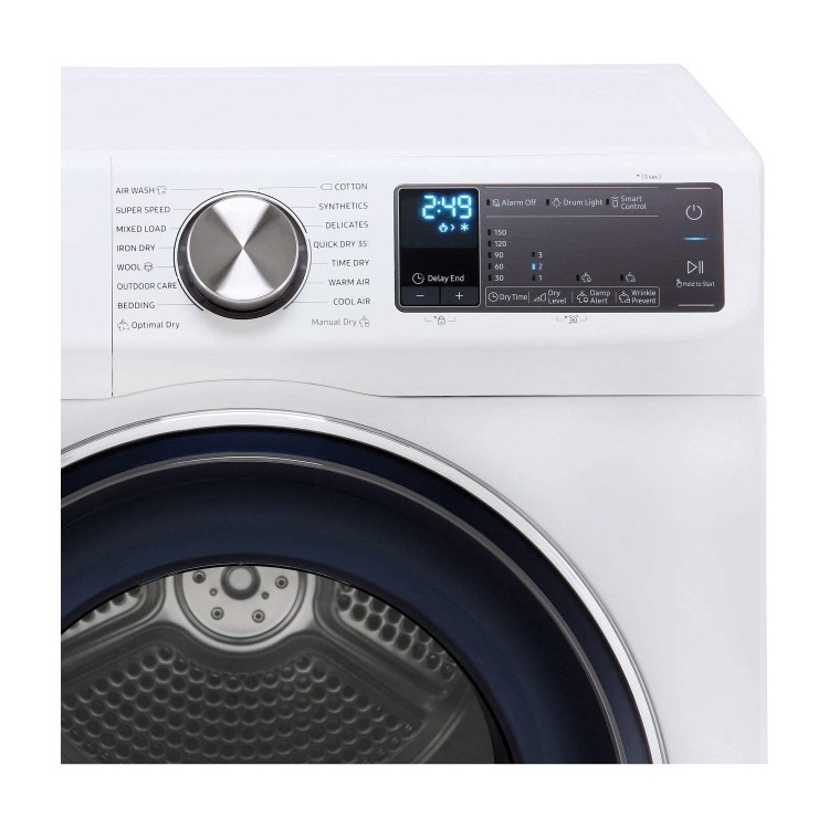 Refurbished Samsung DV80N62542W Freestanding Heat Pump 8KG Tumble Dryer White