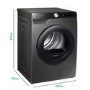 Refurbished Samsung Series 5+ DV80T5220AX Freestanding Heatpump 8KG Tumble Dryer