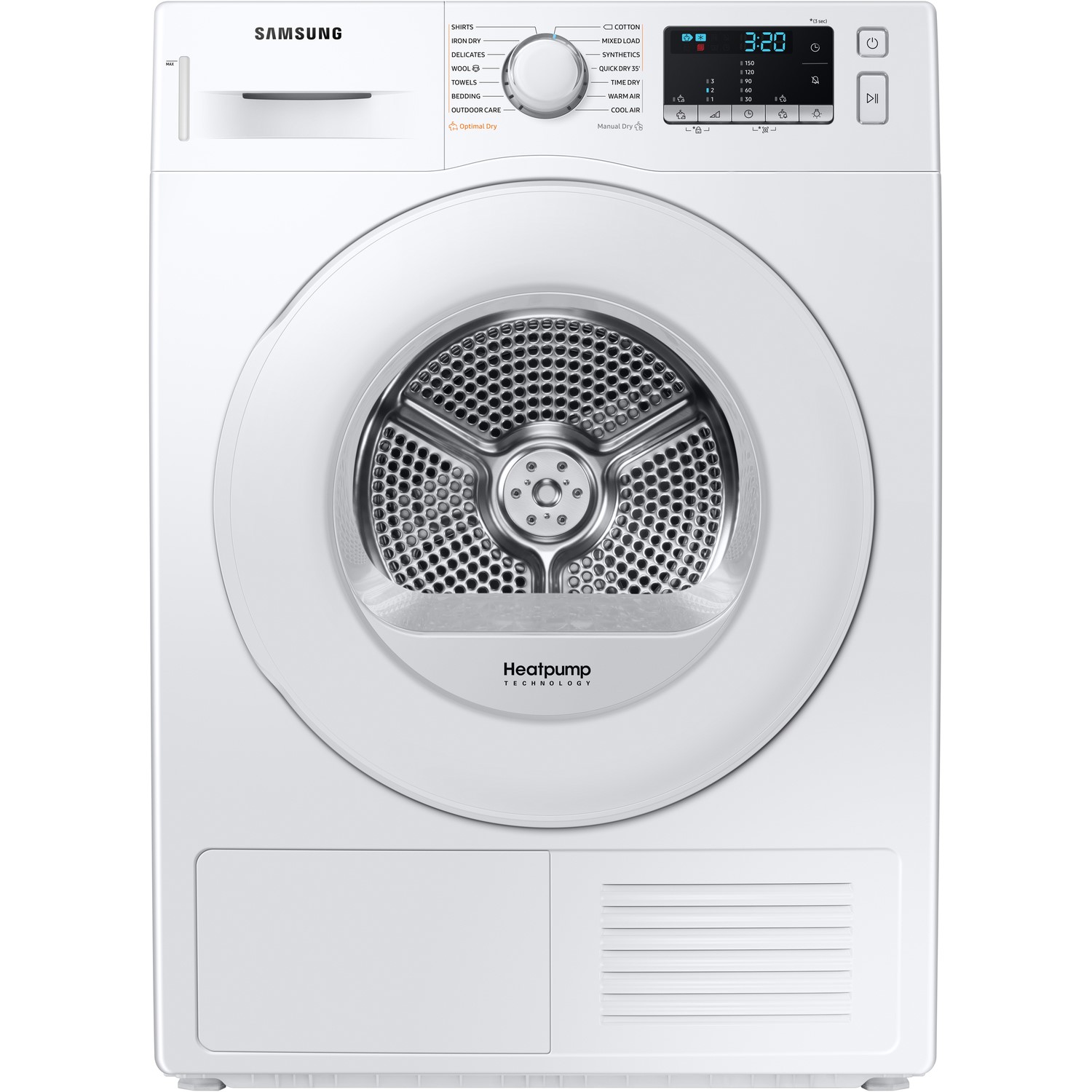 Samsung 8kg Freestanding Heat Pump Tumble Dryer - White