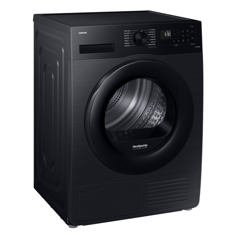Samsung Series 5 Optimal Dry 9kg Smart Heat Pump Tumble Dryer - Black