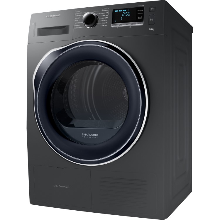 GRADE A2 - Samsung DV90K6000CX 9kg Freestanding Heat Pump Tumble Dryer - Graphite