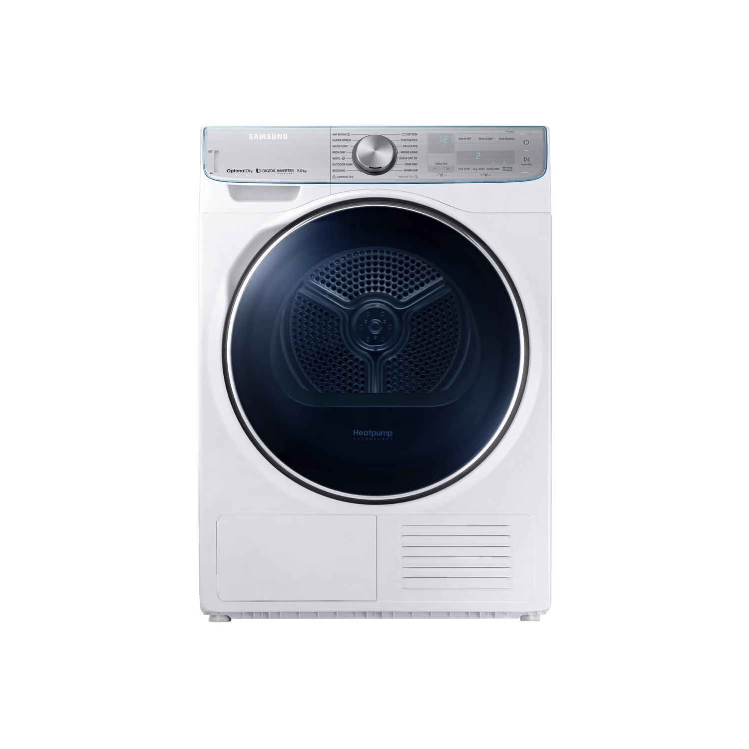 Refurbished Samsung DV90N8289AW/EU Freestanding Heat Pump 9KG Tumble Dryer