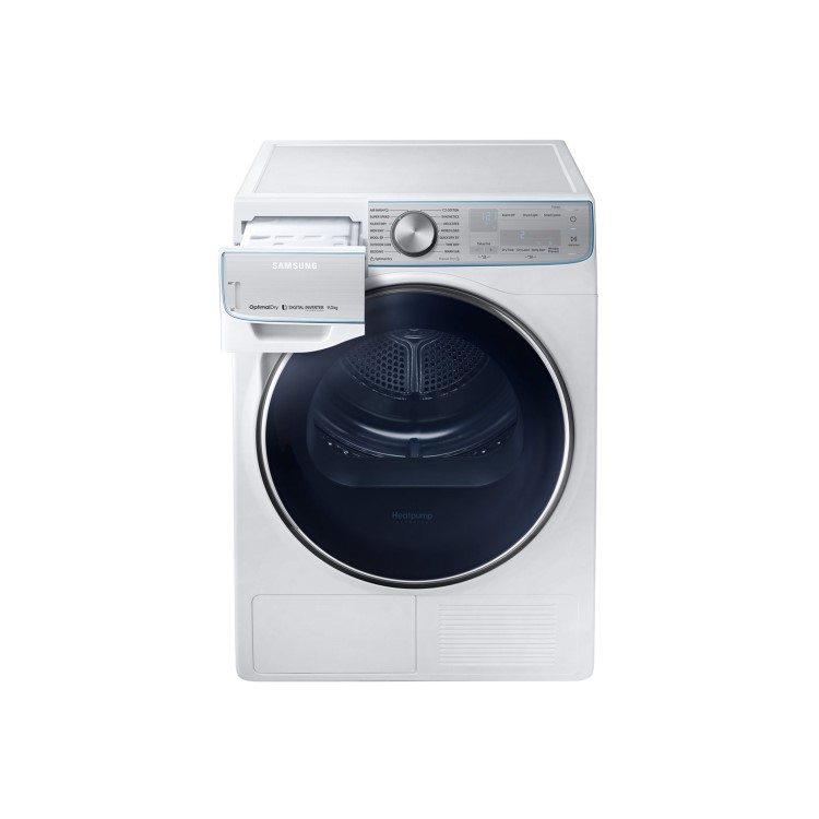 GRADE A3 - Samsung DV90N8289AW QuickDrive 9kg Freestanding Heat Pump Tumble Dryer With Optimal Dry - White With