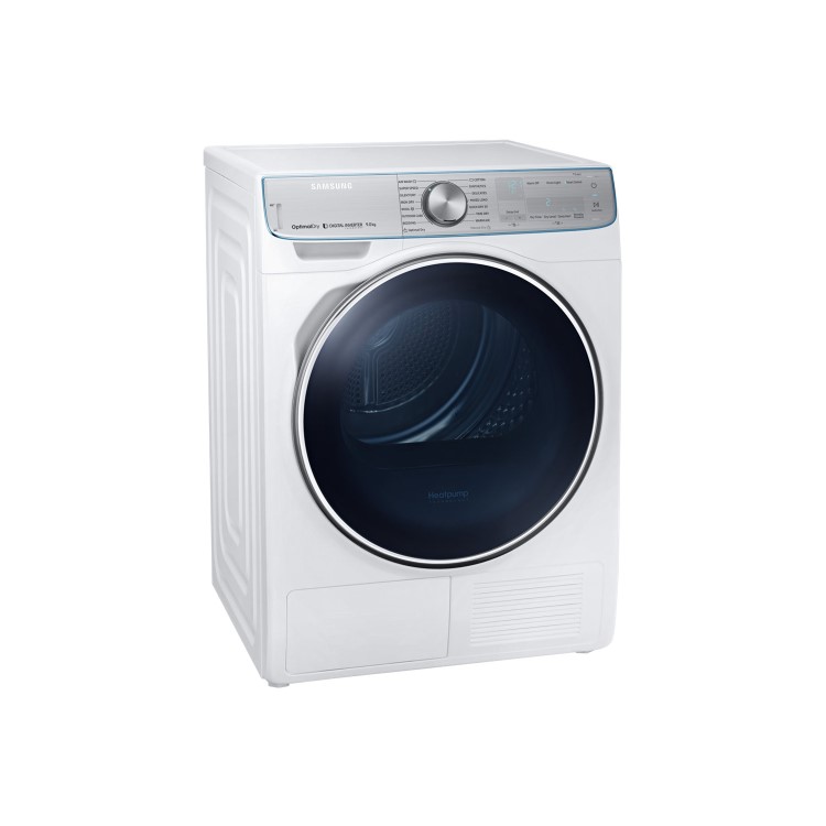 GRADE A3 - Samsung DV90N8289AW QuickDrive 9kg Freestanding Heat Pump Tumble Dryer With Optimal Dry - White With
