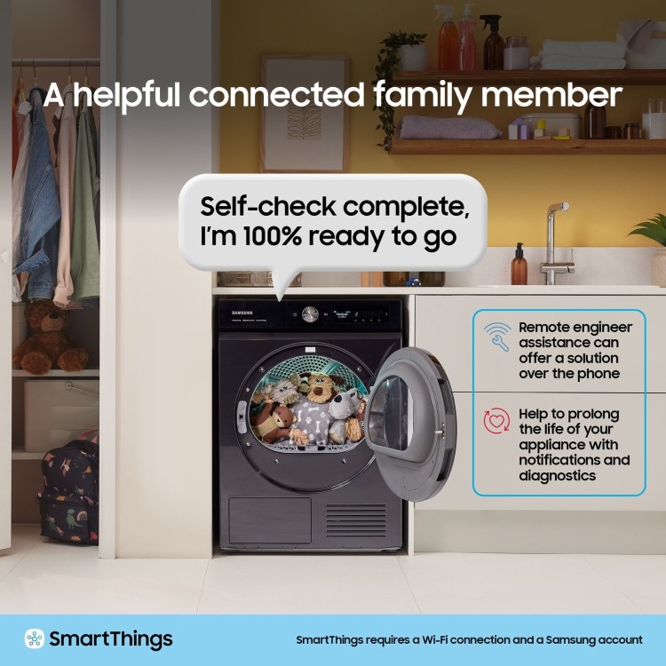 Samsung Series 7 9kg Heat Pump Tumble Dryer - White
