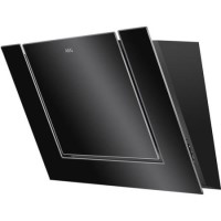 AEG DVB3850B 80cm Black Glass Designer Chimney Cooker Hood