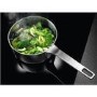 Refurbished AEG DVB5860B 80cm Angled Cooker Hood Black Glass