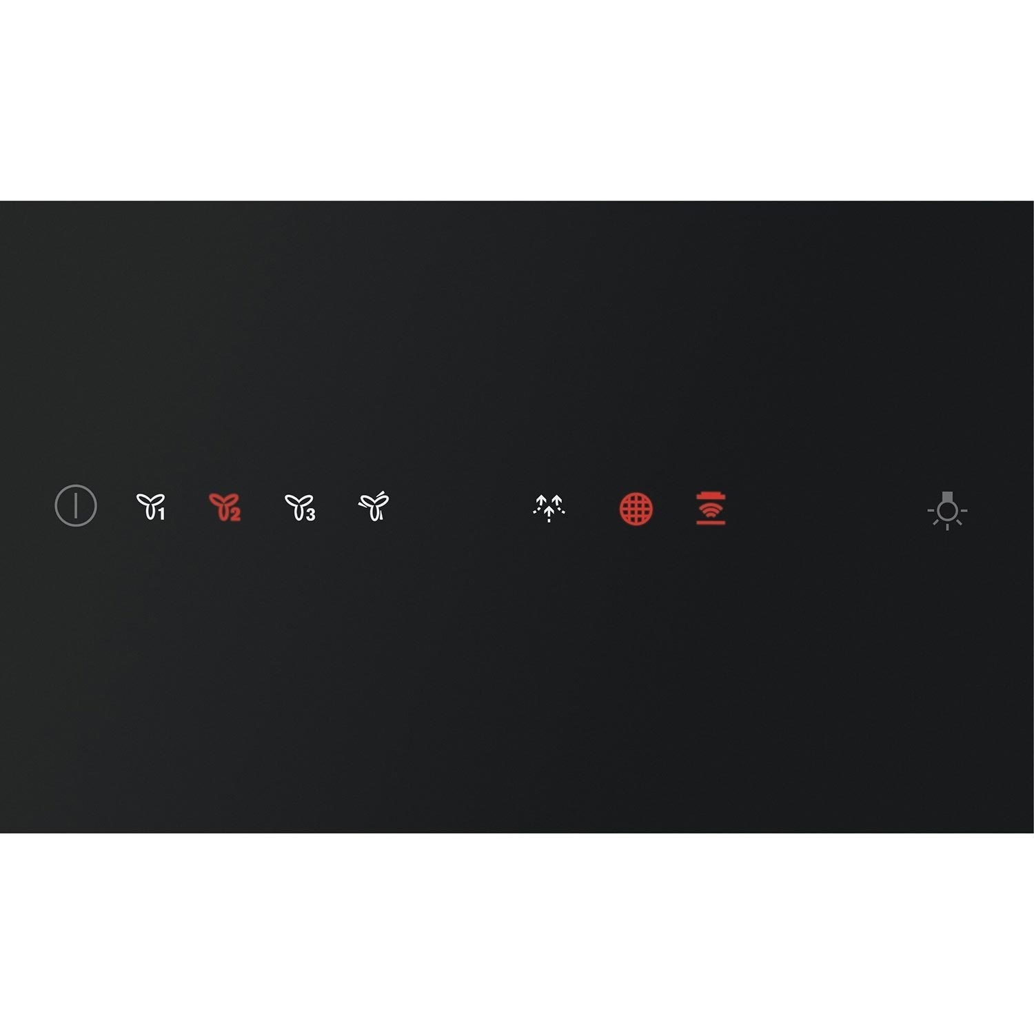 AEG 9000 Series 90cm Angled Cooker Hood with Hob2Hood Matte Black