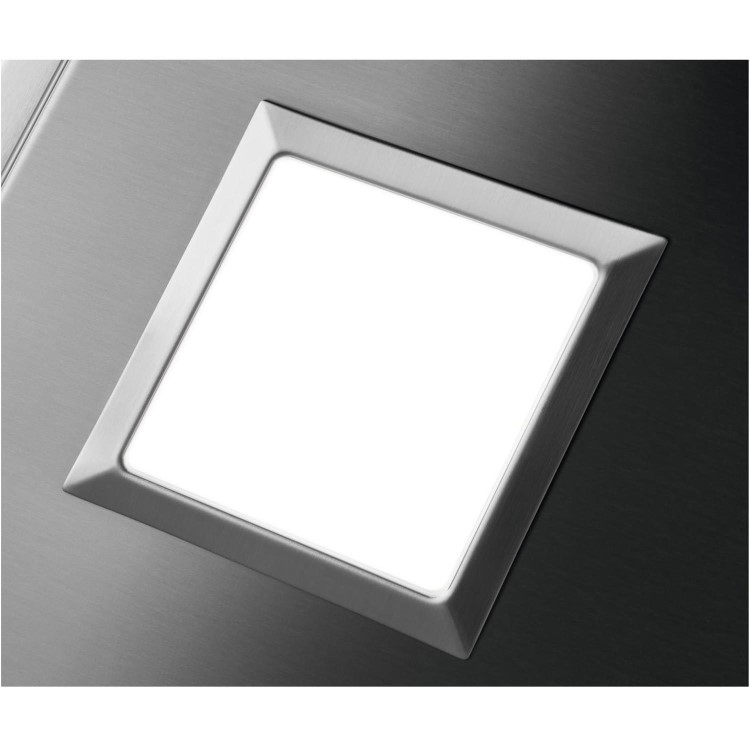 AEG 9000 Series 90cm Angled Cooker Hood with Hob2Hood - Matt Black